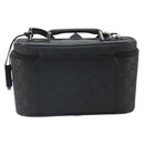 GUCCI GG Canvas Hand Bag 2way Black Silver 013 0081 Auth 170244-2