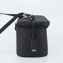 GUCCI GG Canvas Hand Bag 2way Black Silver 013 0081 Auth 170244-3