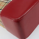 BURBERRY Nova Check Tote Bag Canvas Beige Gold Auth 170246-13