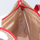 BURBERRY Nova Check Tote Bag Canvas Beige Gold Auth 170246-17