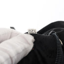 PRADA Tote Bag Nylon Black Silver Auth 170249V-11