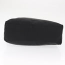PRADA Tote Bag Nylon Black Silver Auth 170249V-5