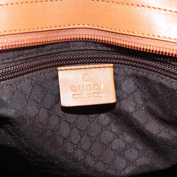 GUCCI Tote Bag Canvas Brown 019 04565 1956 Auth 170250