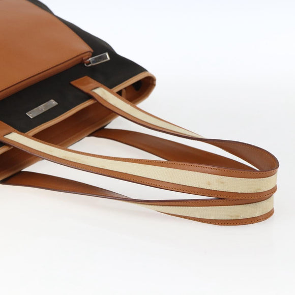 GUCCI Tote Bag Canvas Brown 019 04565 1956 Auth 170250