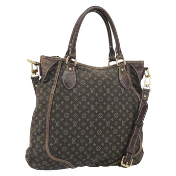 LOUIS VUITTON Monogram Mini Lin Buzasu Anjoul Bag Brown M95617 LV Auth 170251