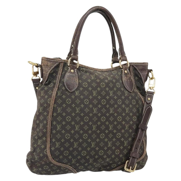 LOUIS VUITTON Monogram Mini Lin Buzasu Anjoul Bag Brown M95617 LV Auth 170251