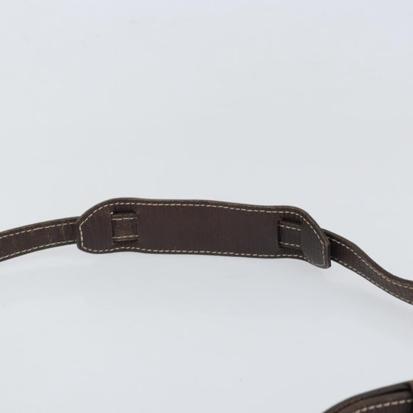 LOUIS VUITTON Monogram Mini Lin Buzasu Anjoul Bag Brown M95617 LV Auth 170251