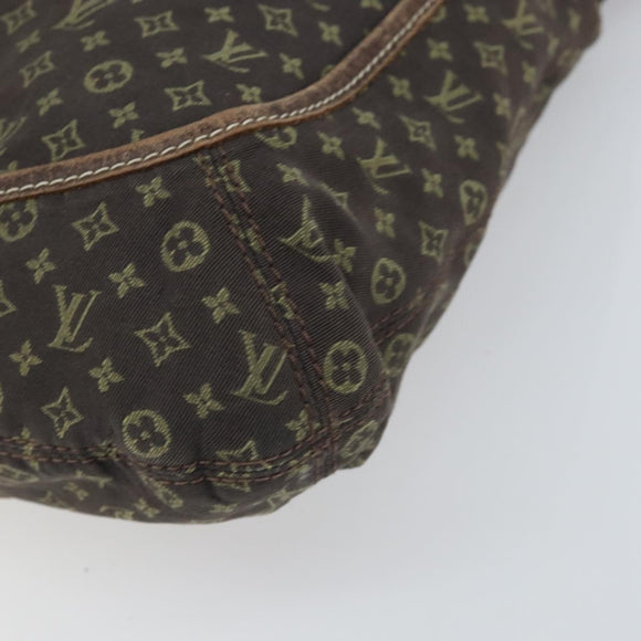 LOUIS VUITTON Monogram Mini Lin Buzasu Anjoul Bag Brown M95617 LV Auth 170251