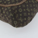 LOUIS VUITTON Monogram Mini Lin Buzasu Anjoul Bag Brown M95617 LV Auth 170251-17