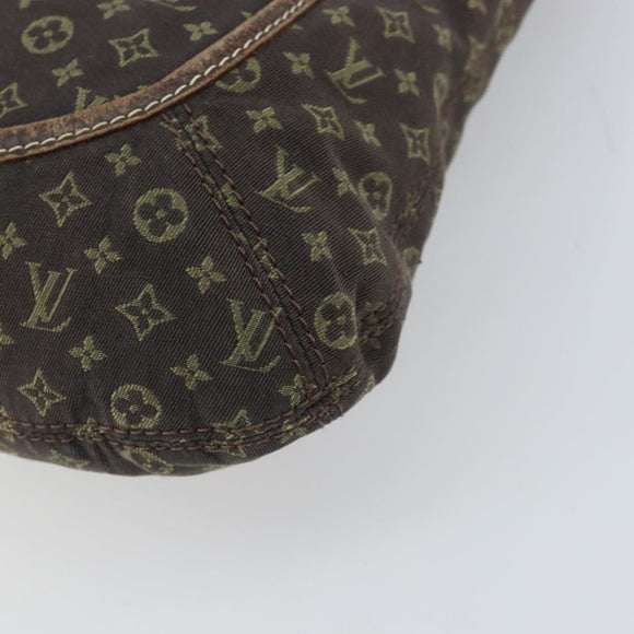 LOUIS VUITTON Monogram Mini Lin Buzasu Anjoul Bag Brown M95617 LV Auth 170251