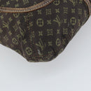 LOUIS VUITTON Monogram Mini Lin Buzasu Anjoul Bag Brown M95617 LV Auth 170251-19