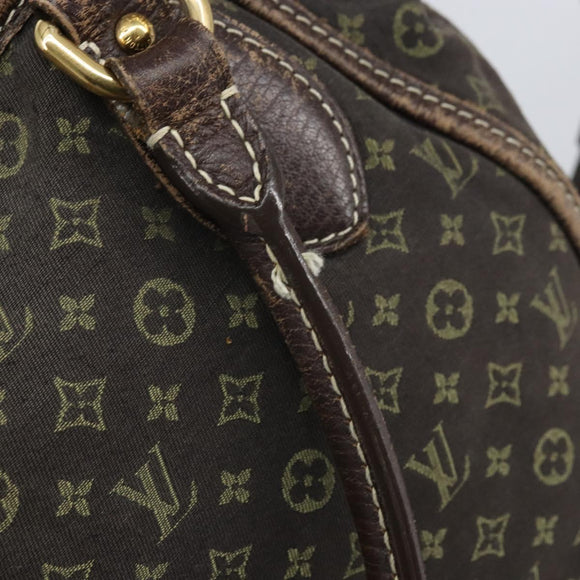 LOUIS VUITTON Monogram Mini Lin Buzasu Anjoul Bag Brown M95617 LV Auth 170251