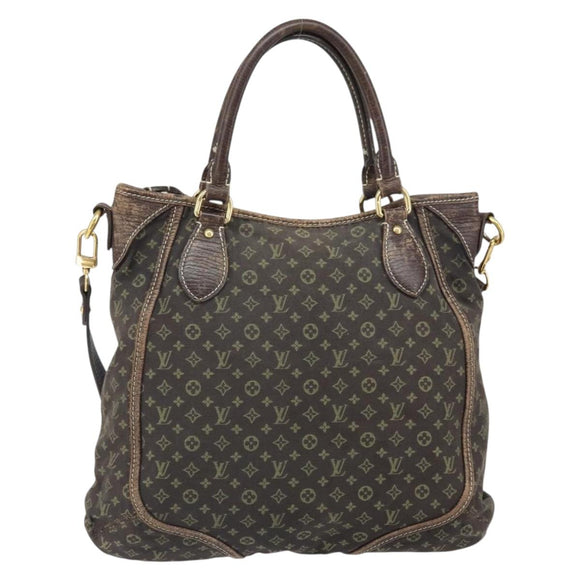 LOUIS VUITTON Monogram Mini Lin Buzasu Anjoul Bag Brown M95617 LV Auth 170251