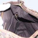 LOUIS VUITTON Monogram Mini Lin Buzasu Anjoul Bag Brown M95617 LV Auth 170251-23