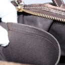 LOUIS VUITTON Monogram Mini Lin Buzasu Anjoul Bag Brown M95617 LV Auth 170251-12