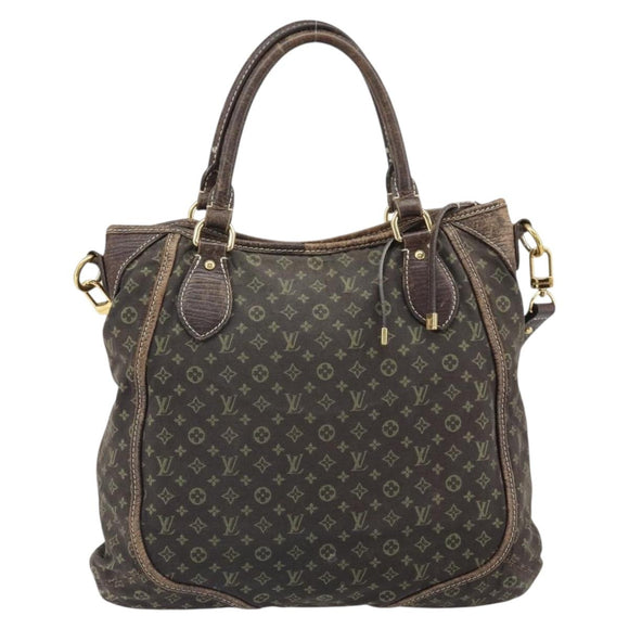 LOUIS VUITTON Monogram Mini Lin Buzasu Anjoul Bag Brown M95617 LV Auth 170251