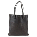 BOTTEGA VENETA INTRECCIATO Tote Bag Leather Brown Auth 170253-13
