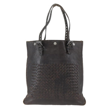 BOTTEGA VENETA INTRECCIATO Tote Bag Leather Brown Auth 170253 - 0