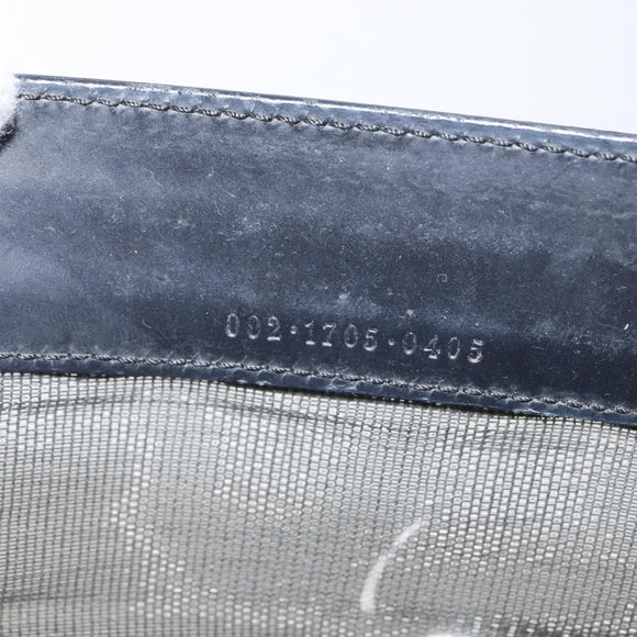 GUCCI Mesh Hand Bag Leather Black 002 1705 0405 Auth 170256