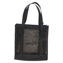 GUCCI Mesh Hand Bag Leather Black 002 1705 0405 Auth 170256-2