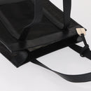 GUCCI Mesh Hand Bag Leather Black 002 1705 0405 Auth 170256-6