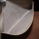 CELINE Macadam Canvas Hand Bag PVC Leather Brown Gold Auth 170257-21