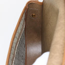 Christian Dior Honeycomb Canvas Shoulder Bag PVC Beige Gold Auth 170259-17