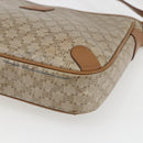 CELINE Macadam Canvas Shoulder Bag PVC Beige Auth 170260-10