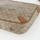 CELINE Macadam Canvas Shoulder Bag PVC Beige Auth 170260-12