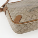 CELINE Macadam Canvas Shoulder Bag PVC Beige Auth 170260-13