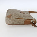 CELINE Macadam Canvas Shoulder Bag PVC Beige Auth 170260-5