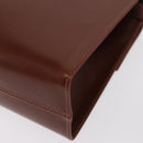 Salvatore Ferragamo Shoulder Bag Leather Brown Gold Auth 170263-17