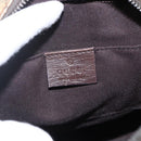 GUCCI GG Supreme Shoulder Bag PVC Beige Silver 122754 Auth 170265-15