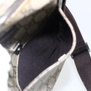 GUCCI GG Supreme Shoulder Bag PVC Beige Silver 122754 Auth 170265-20