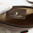 GUCCI GG Supreme Web Sherry Line Bag PVC Beige Gold 89 02 018 Auth 170267-17