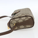 GUCCI GG Supreme Web Sherry Line Bag PVC Beige Gold 89 02 018 Auth 170267-3