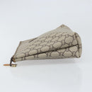 GUCCI GG Plus Supreme Clutch Bag PVC Beige Gold Auth 170268A-4