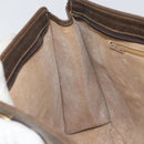 GUCCI GG Supreme Web Sherry Line Hand Bag PVC Beige Gold 010 378 Auth 170272-21