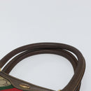 GUCCI GG Supreme Web Sherry Line Hand Bag PVC Beige Gold 010 378 Auth 170272-8