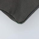 BVLGARI Shoulder Bag PVC Leather Gray Silver Auth 170273-14