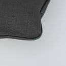 BVLGARI Shoulder Bag PVC Leather Gray Silver Auth 170273-15