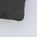 BVLGARI Shoulder Bag PVC Leather Gray Silver Auth 170273-16