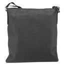 BVLGARI Shoulder Bag PVC Leather Gray Silver Auth 170273-2