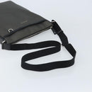 BVLGARI Shoulder Bag PVC Leather Gray Silver Auth 170273-7