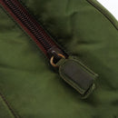 PRADA Hand Bag Nylon Green Auth 170274-9