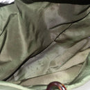PRADA Hand Bag Nylon Green Auth 170274-26
