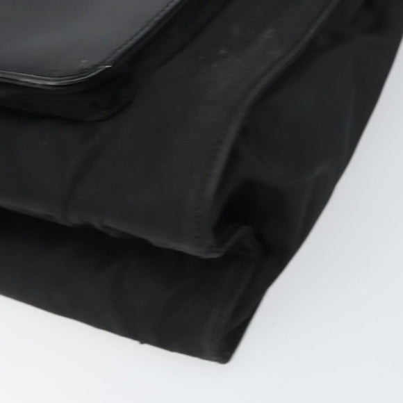 PRADA Hand Bag Patent leather Black Auth 170277