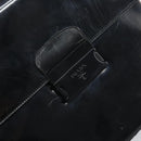 PRADA Hand Bag Patent leather Black Auth 170277-10