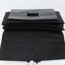 PRADA Hand Bag Patent leather Black Auth 170277-17