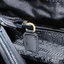 PRADA Hand Bag Patent leather Black Auth 170277-21